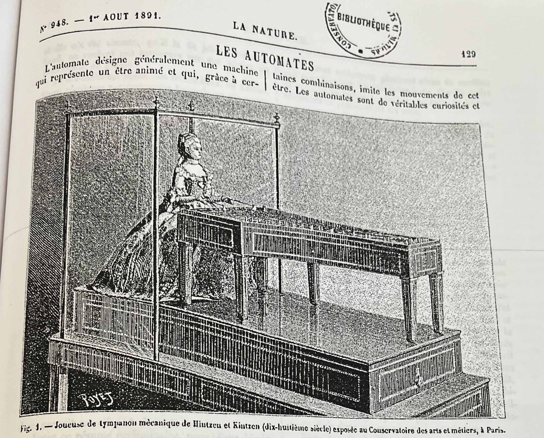 La joueuse de tympanon, restauration